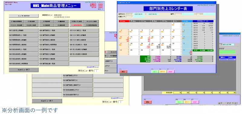 商品管理システム ねっとdeMATE 店舗管理画面